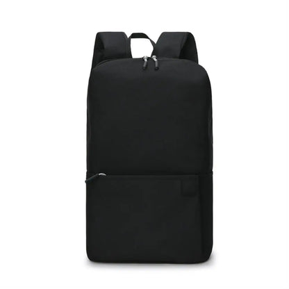 Portable Large Capacity Small Backpack Solid Color Waterproof Travel Bag Multiple Pockets Unisex School Bags Travel