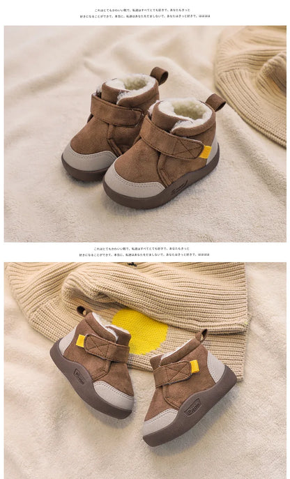 Girl Boot Baby Snow Boot Winter Baby Soft Sole Walking Shoe Child Plush Cotton Shoe Anti Slip Warm Kid Shoe Kid Boot Boy Botines