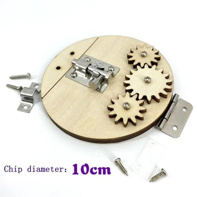 Wooden Busy Board DIY Toy Baby Montessori Sensory Activity Board Accessories For Children Locks Busyboard Parts Educational Toys