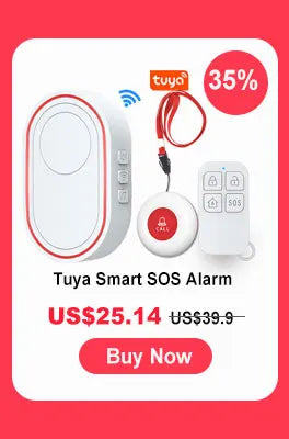 Botón de pánico de emergencia Topvico Tuya con wifi para personas mayores, alarma SOS, pulsera inalámbrica para cuidadores, buscapersonas, reloj, llamada, alerta de caídas