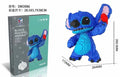 Anime Stitch Building Blocks Angel Scrump Guitar Holding Book Stitch Model Assembled Toys Children's DIY Mini Brick Figure