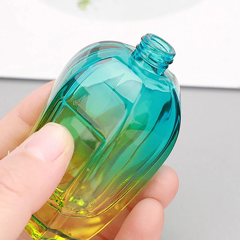 Perfume Bottle 30ML 50ml Glass Colorful Large Capacity Perfume Atomizer High Capacity Empty Container Portable Refillable