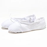 Flat Head Slippers for Kids, Soft Ballet Slippers, Belly Dance Shoes, Yoga, Gym, Black and White, Women and Men