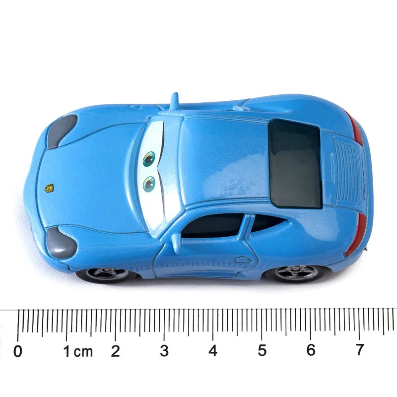 Disney Pixar Cars Rayo McQueen, coche de aleación de metal Mater, modelo 1:55, fundido a presión, Jackson Storm, coche de juguete, regalo de cumpleaños para niños