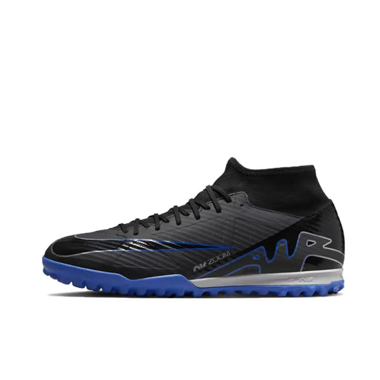 Botas de fútbol Nike Mercurial Superfly 9 TF de caña alta para hombre, cómodas y estables, con amortiguación de rebote, color negro