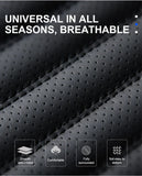 SEAMETAL Full-Wrapped Car Seat Cover Breathable Hole PU Car Front Seat Cushion Universal Anti Slip Auto Chair Protector Cover