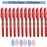 100 Pcs/set Kawaii Erasable Refill Erasable pens Gel Pen sketch Writing Stationery for Notebook school supplies cute kids pencil