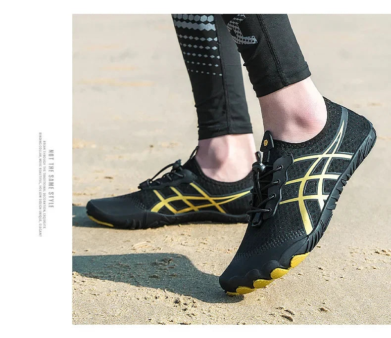 New Men's Hiking Sport Shoes Deep Squat Fitness Shoes Fishing Swimming Wading Shoes Surfing Diving Beach Five-Finger Shoes