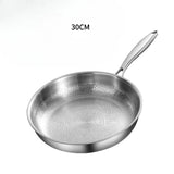 High-end titanium pan, non-stick titanium alloy steak frying pan, suitable for gas stoves
