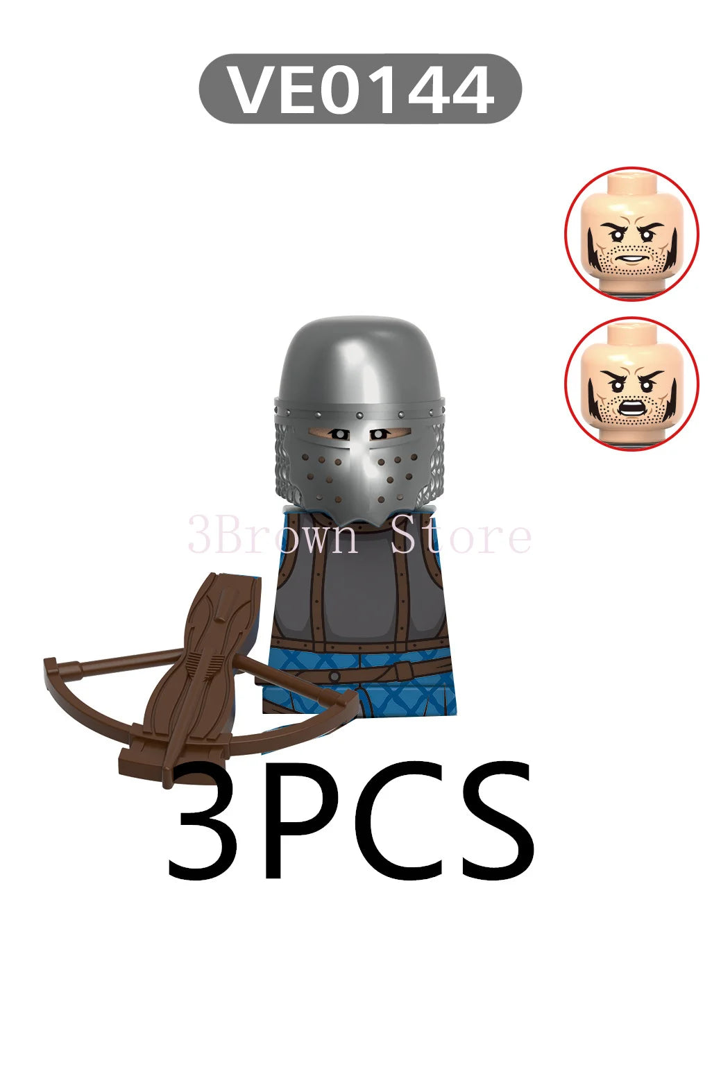 MOC Medieval Building Blocks Castle Knight Western Cowboy Historical Army Cavalry Horse Soldier Gun Kid Toy Gift Brick DIY S040