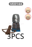 MOC Medieval Building Blocks Castle Knight Western Cowboy Historical Army Cavalry Horse Soldier Gun Kid Toy Gift Brick DIY S040