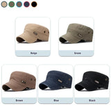 Military Cadet Flat Cap Fashion Clothes Adjustable Snapback Hat Unisex New Fashion Classics Outdoor Casual Sport Baseball Cap