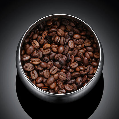 Vacuum sealed tank Coffee bean storage tank Household 304 stainless steel food storage Jars moisture-proof sealed container