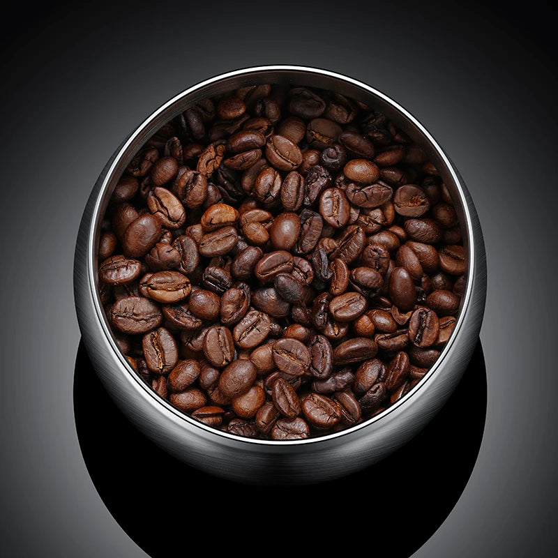Vacuum sealed tank Coffee bean storage tank Household 304 stainless steel food storage Jars moisture-proof sealed container