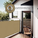 Waterproof Privacy Fence Screen Fence Covering Privacy with Grommets UV Protection Fencing Shade Cover for Outdoor Yard Backyard