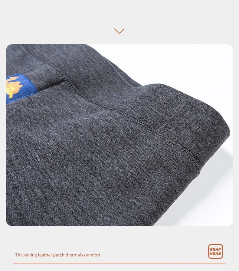 Thermal Underwear Men Winter Clothes Fleece Keep Warm Leggings Soft Underpants Also Can Sleepwear