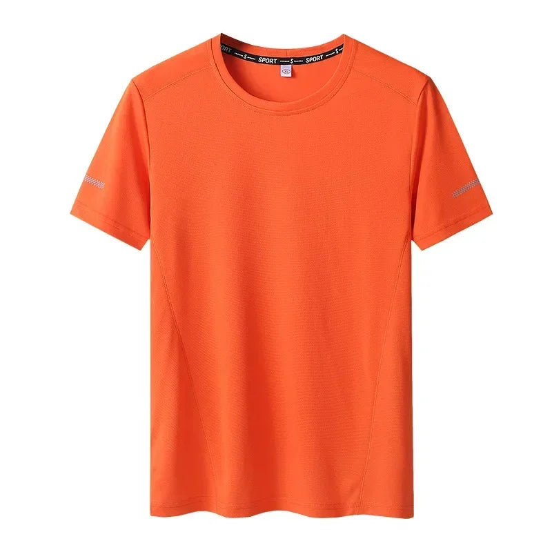 T-shirt for Men Plus Size 5XL/6XL Quick Drying T-shirt Round Neck Big Size Short Sleeve Oversized T Shirt