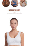 S-7XL Plus Size Grid Air Holes Bra sports without underwire Women's Underwear Shock-proof Yoga Running Brassiere Hollow out Vest