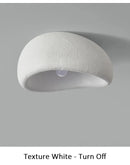 Nordic Wabi Sabi LED Ceiling Lamps Minimalist Cream Style Living Room Bedroom Ceiling Light 45/52/60/70cm Home Decor Chandeliers