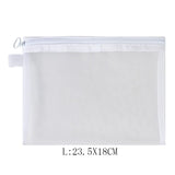 Women Mesh Cosmetic Bag Travel Storage Makeup Bag Organizer Female Make Up Pouch Zipper Clear Small Large Toiletry Beauty Case