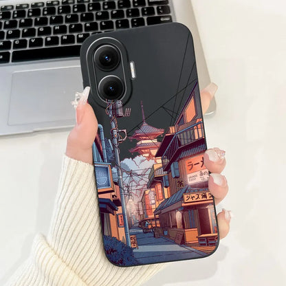 For Xiaomi Poco F7 Phone Cover For Redmi Turbo 4 Pro 5G Case Silicone Cute Cartoon Fashion Luxury Love Shockproof Bumper Funda