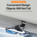 Car Sunglasses Clip Sun Visor Glasses Holder Card Ticket Holder Stable Storage Clips Eyeglasses Hanger Car Interior Accessories