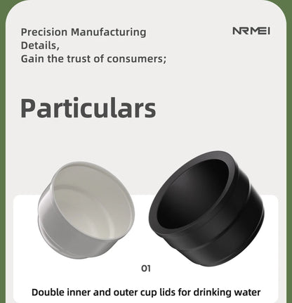 Large Capacity Thermos Bottle with handle Double-wall vacuum Insulated Bottles Leakproof Water Jug for Travel Hiking Camping