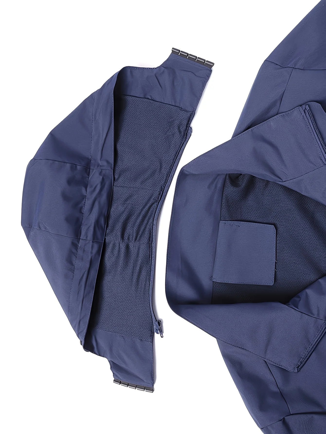 Men's Lightweight Waterproof Rain Jacket, Hooded Shell Outdoor Raincoat Hiking Windbreaker Jacket Coat