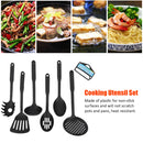 Kitchen 6pcs Cooking Utensil Set for Nonstick Cookware Kitchen Utensil Set with Plastic Handles