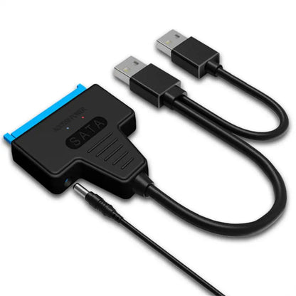 Cable adaptador SATA 3 USB 3.0 2.0 a USB 3.0 de hasta 6 Gbps compatible con discos duros externos HDD/SSD de 2,5 pulgadas, cable SATA III de 22 pines