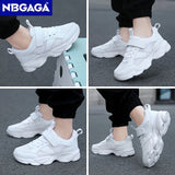Children's Fashion Sports Shoes Breathable Student Black School Walking Shoes Anti-skid Boys & Girls Casual Running Sneaker