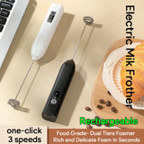 Electric Coffee Milk Foaming Mixer Coffee Creamer Whisk Handheld Egg Beater Froth Mixer Kitchen Automatic Kitchen Whisk Tools
