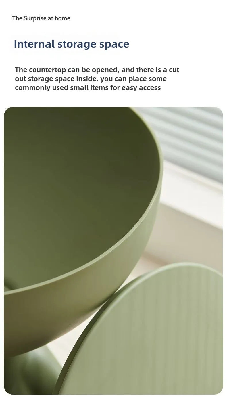 Mesa auxiliar de sofá de dibujos animados de lujo, ligera, creativa, de cabeza plana, pequeña, de plástico, para el hogar