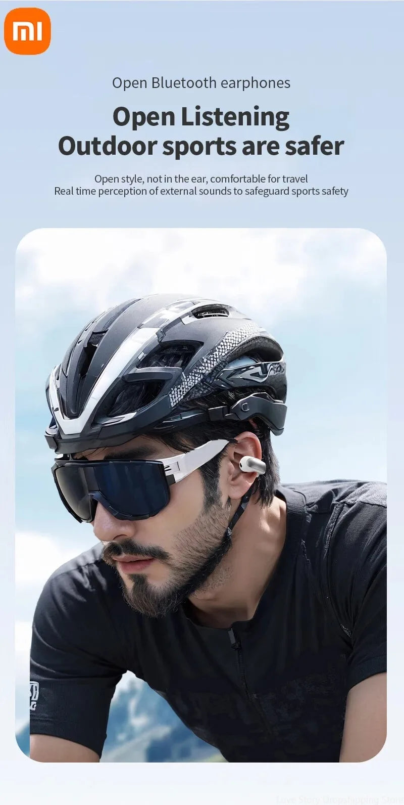 Xiaomi Redmi V12 Open Ear Clip Headphones True Wireless Earbuds Bluetooth5.3 Sports Earphones Waterproof Gaming Headset With Mic