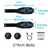 EMS Belt Massage Set Abdominal Fitness Device Intelligent Belt Full Body Muscle Stimulation Trainer USB Charging Version
