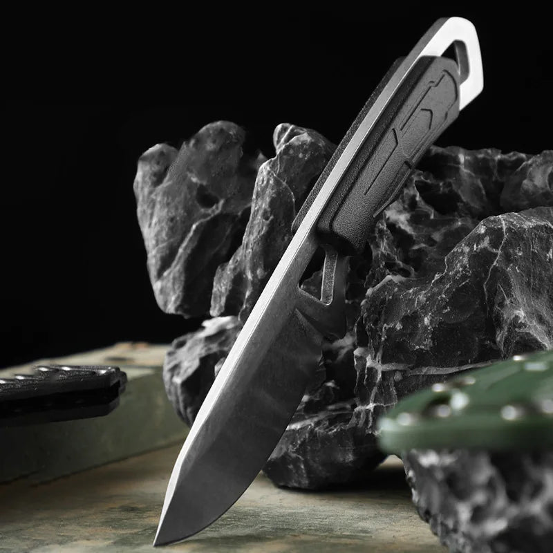 1PC Outdoor Stainless Steel Mini Knife High Hardness Defensive Folding Knife EDC Multi-purpose Camping Survival Portable Knife
