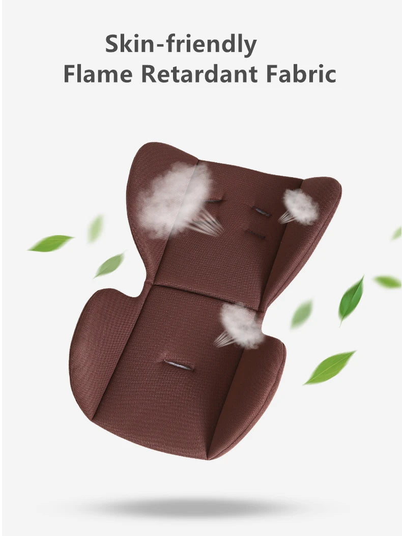 Lujoso cochecito de bebé portátil 3 en 1 de viaje con marco de aluminio alto y plegable, para recién nacidos, con cuatro ruedas.