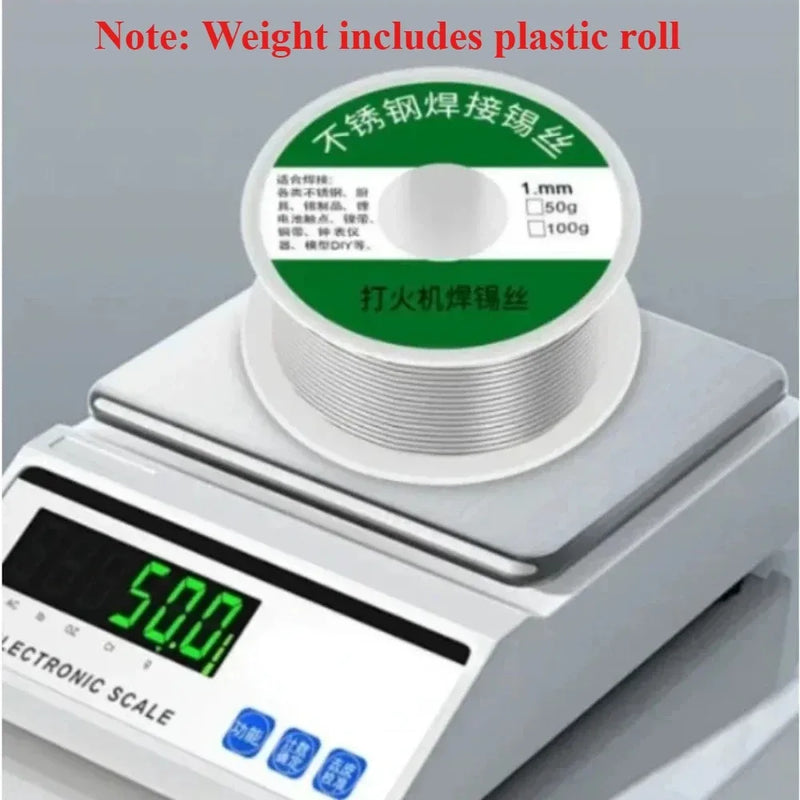 100/50g No Need Solder Powder Soldering Rods Low Temperature Easy Melt Solder Wire Silver Universal Welding Rod Cored Weld Wire