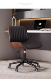 Silla de ordenador italiana de madera maciza, ligera y de lujo, ideal para el hogar, ideal para estudios de larga duración, giratoria y elevable, ideal para reuniones y oficinas.