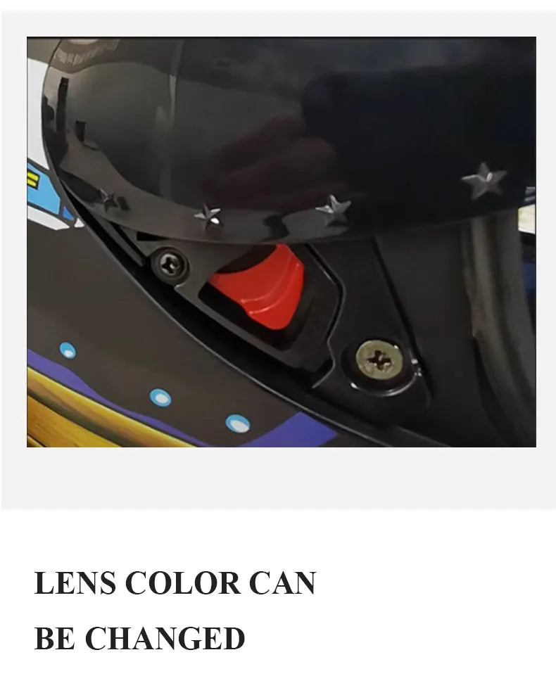 Full Face Helmet Motocross Helmet Breathable Helmet Wear-Resistant Helmet For Motorcycle Anti-Fall Motorcycle Helmets Supplies