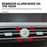 Motorcycle Digital Clock Waterproof Motorbike Stick-on Dashboard Car Clock Car Stick-On Mini Watch For Dashboard Boat Bike