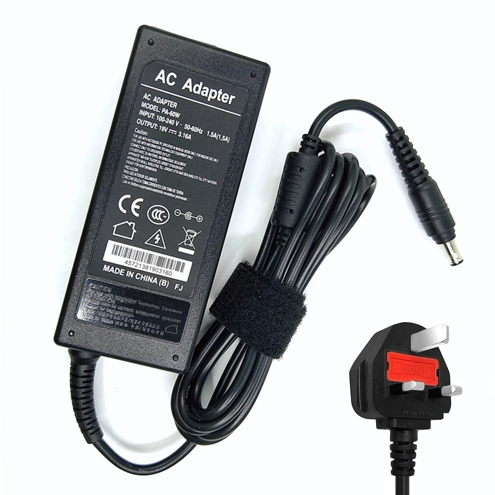 AC Laptop Charger Power Adapter 19V 3.16A 60W 5.5*3.0mm For Samsung R429 RV411 R428 RV415 RV420 RV515 R540 R510 R522 R530