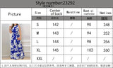 Women's Summer New Sexy Sleeveless Halter Dress With Lace-Up Waist Fashionable Printed Lotus Leaf Hem Floor Length Skirt
