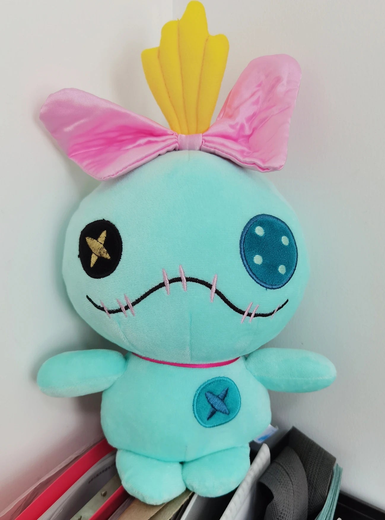 Hot Disney Cartoon Blue Pink Stitch Plush Dolls Anime Toys Lilo and Stitch Stich Plush Stuffed Toys Christmas Gifts for Kids