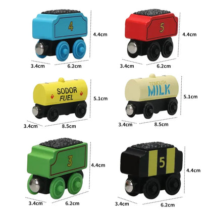 Thomas And Friends Wooden Trains Magnetic Connectable Track Trains Toys Handel Molley Lady Diesol Oliver Donald Educational Toys