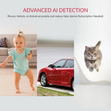 YI Pro 2K Wifi Home Camera 2/4pcs Kit 3MP with Night Vision IP Security Protection AI Powered Human/Sound Detection