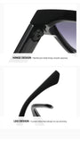 Light Luxury Square Sunglasses Minimalist Design Elegant Unisex Uv400 Protection Sun Glasses 9017