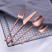 4pcs Matte RoseGold