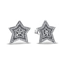 Wave Hoop Earrings for Women,925 Silver Charms,Fits Original Pandora,DIY Jewelry Gift,Hot Sale,New,2024 