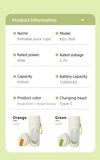 12 Blades Electric Portable Blender 350ML Juicer Fruit Mixers USB Rechargeable Smoothie Juicer Cup Squeezer Juice Maker